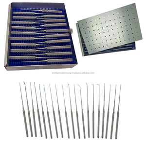 Juego de microganchos nerviales de acero inoxidable, instrumentos quirúrgicos dentales, kit de herramientas de precisión, certificado CE, clase I, kits de primeros auxilios para hospitales - Product Image 5