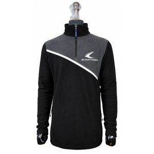 Chaqueta de Forro Polar con Cierre de Cremallera para Hombre, Color Azul Marino y Gris, Absorbente de Humedad, Impermeable, Transpirable, para Invierno y Uso Diario - Product Image 2