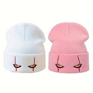 RELEVO INDUSTRIES Unisex Winter Beanie <b>Caps</b> Leather Common Fabric Button Streetwear Casual Outdoor Wear Adult Size Letter - Product Image 4