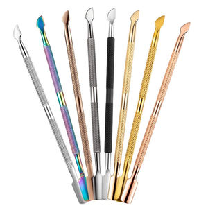 Dernier modèle, produit phare : Repousse-cuticules et grattoir à ongles en acier inoxydable, outil de manucure et pédicure - Product Image 1