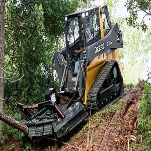 John Deeree Heavy Duty Skid Steer Loader Mulcher Diesel Engine PLC Motor <b>Hydraulic</b> Pump High Efficiency Forestry Brush <b>Cutter</b> - Product Image 6