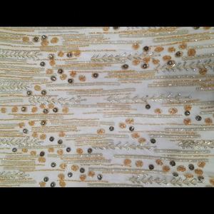 Últimas cuentas doradas y parches de tela hechos a mano incrustados de cristal para Ropa Étnica de mujer - Product Image 2