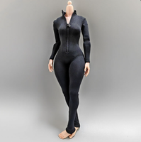 1/6 Ratio femme soldat col haut Sexy combinaison pour figurine corps poupée jouets objets décoratifs
