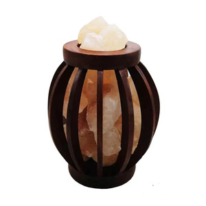 Lampe au sel de l'Himalaya en gros cristal de roche naturel sculpté à la main lumière saine décoration relaxante OEM ODM en vrac de haute qualité - Product Image 5