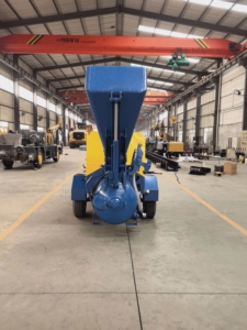 Machine à lisser le béton SP740 Diesel : Convoyeur pneumatique de sable et de mortier avec chargeur hydraulique <span class=keywords><strong>pour</strong></span> projets professionnels de sous-couche de sol - Product Image 1