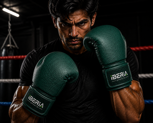 IBERIA Genuine Cowhide Leather <b>Boxing</b> <b>Gloves</b> for Training Sparring Heavy <b>Bag</b> Custom Logo OEM - Product Image 6