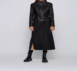 High Quality Women's Winter Solid Leather <b>Jacket</b> Breathable Waterproof Windproof Quick Dry Low MOQ New Arrival Latest Style - Product Image 5