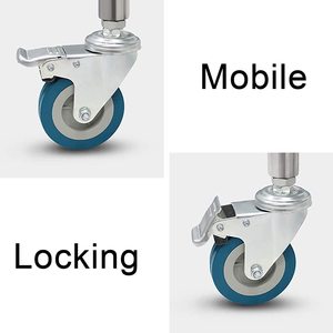 INDIAN DECOR Multifunctional Medical Trolley – Stainless Steel Utility <b>Cart</b> for Clinic & Hotel Use - Product Image 3