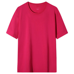 Camisetas Blancas al por Mayor para Hombre, de Manga Corta, 180g, 26 Hilos, de Algodón, Color Sólido, con Diseño en el Cuello, Bordado con Logotipo Personalizado OEM - Product Image 2
