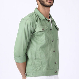 Vestes en jean décontractées à séchage rapide pour hommes, prix de gros, vestes en jean en coton pour hommes - Product Image 3