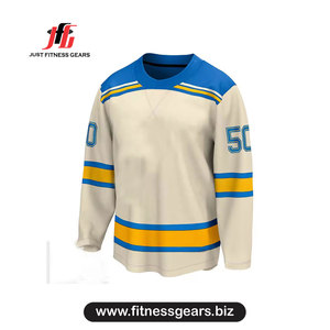 Maillot de hockey sur glace vert à col en V, manches longues, en polyester anti-humidité, vêtements pour hommes, adulte, toutes saisons - Product Image 6