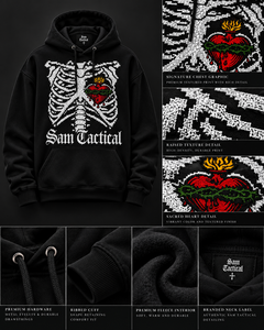 New <b>Skeleton</b> Men Oversize <b>Hoodie</b> Best Custom Design Manufacturing With Brand Name Wholesale Rate With Customization OEM - Product Image 6