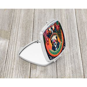 Miroir de maquillage décoratif de Noël de chien de montagne bernois compact Portable pliant cadeau de conception de poche pour les femmes miroir de maquillage - Product Image 2