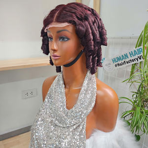 Pelucas de Cabello Humano Rizado y Voluminoso con Frente de Encaje Transparente HD, Cabello Vietnamita 12A con Cutícula Alineada, Gran Venta - Product Image 4