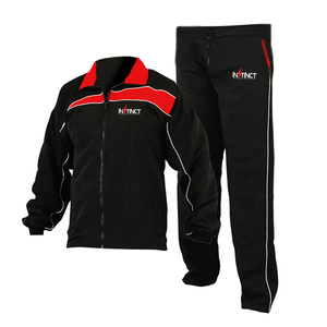 ชุดวอร์มออกกำลังกายผู้ชายแบบกำหนดเอง ผ้าโพลีเอสเตอร์ 100% สำหรับผู้ใหญ่ ระบายอากาศได้ดี น้ำหนักเบา แห้งเร็ว ความยาวเต็มตัว พร้อมโลโก้แบบกำหนดเอง - Product Image 1