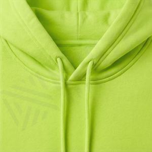 OEM Custom Logo Embroidered Plain Dyed Men's <b>Oversized</b> Cotton <b>Fleece</b> <b>Hoodie</b> For Branding And Bulk Production Premium Quality - Product Image 4