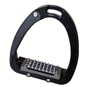 Étriers de cheval de qualité supérieure, plateforme large, antidérapants, confortables, soutien confortable pour la pratique de l'équitation, construction métallique durable - Product Image 6