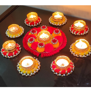 Decoración Tradicional de Diwali, Velas de Té, Diya para Templo, Portavelas para Bodas, Regalo de Inauguración de Casa, Recuerdo de Navidad, Artículos Festivos para Regalo - Product Image 2