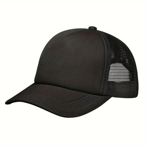 Wholesale Custom Common 5-Panel Trucker Sporty Mesh Baseball <b>Cap</b> with Hand Embroidery Street Style Unisex Promotional Custom <b>Cap</b> - Product Image 5