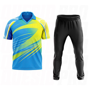 Maillot de cricket personnalisé, design d'uniforme d'équipe, prix bas, nouvel uniforme de cricket sublimé, qualité supérieure, respirant - Product Image 6