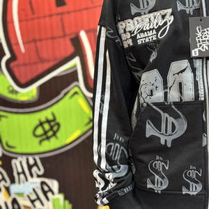 Survêtement Homme Léger et Respirant Coupe Slim Tendance Streetwear Imprimé Sérigraphie Nouvelle Collection Évasé Vente Chaude - Product Image 3