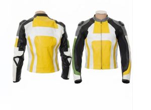 เสื้อแจ็คเก็ตมอเตอร์ไซค์สีเหลืองพรีเมียมสำหรับผู้ชายไซส์ใหญ่ ระบายอากาศได้ดี แห้งเร็ว - Product Image 1