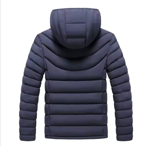Men Puffer Jacket Plain Design Winter Thermal <b>Bubble</b> <b>Coat</b> Casual Padded Outerwear Simple Quilted Clothing Trendy Streetwear New - Product Image 5