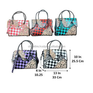 Bolso Tote de Cuero Vacuno con Diseño a Cuadros, Gran Capacidad, Última Moda, Bolso de Hombro, Regalo para Mujer - Product Image 2