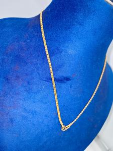 สร้อยทองคำแท้ 22K ลายถักประณีตประดับลูกปัด พร้อมตัวล็อกแบบตะขอรูปตัว S เครื่องประดับอินเดียแบบดั้งเดิม - Product Image 3