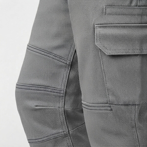Men's Polyester <b>Cargo</b> Trousers Mid Waist Multi Pocket Utility <b>Pants</b> for Hiking Camping Travel Outdoor <b>Work</b> and Casual Activities - Product Image 5
