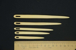 Aiguilles traditionnelles en os de buffle polies, style moderne, écologiques, faites à la main, avec une résistance et une esthétique supérieures - Product Image 2