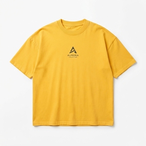 เสื้อยืดทรงบ็อกซี่พิมพ์โลโก้ตามสั่ง เนื้อผ้าหนา ใส่สบาย ไหล่ตก สำหรับผู้ชาย - Product Image 4
