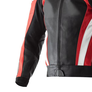 Veste de moto en cuir véritable pour homme, 100% cuir de haute qualité, veste de moto en cuir pour homme pour la vente en ligne - Product Image 5