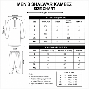 Navy Blue Signature Shalwar Kameez Premium Tailored Finish Soft Blend Refined Design <b>Pakistani</b> Men's Shalwar Kameez - Product Image 6