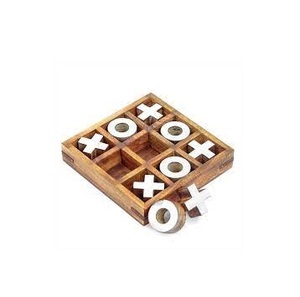 Juego de Tic Tac Toe XO de Madera y Latón Hecho a Mano de Calidad Increíble para Familiares y Amigos, Juego de Mesa al Mejor Precio - Product Image 6