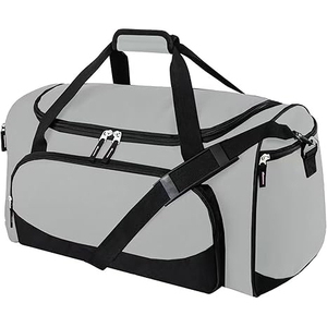 Duffle <b>Bag</b> Multi Compartment Design Padded Laptop Sleeve Wet <b>Dry</b> Separation External Charging Port Trolley Sleeve - Product Image 3