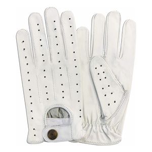 Gants de conduite en cuir 100% cuir véritable de qualité supérieure, protection au travail, cuir de mouton, conduite automobile - Product Image 4