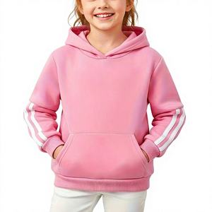 Factory Wholesale High Quality Custom Logo Printing Blank Children Cotton Kids <b>Boys</b> Hoodies Long Sleeve Hooded Sweatshirts - Product Image 3