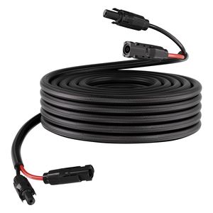 Cavo di Prolunga per Pannello Solare da 30FT, 10 AWG, Ignifugo, con Connettori Femmina e Maschio, Adattatori e Connettori - Product Image 1