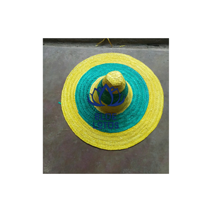 ENVÍO INMEDIATO Sombrero Mexicano Ecológico, Seguro y Limpio, Hecho con Materiales Vegetales, Ideal para Decoración de Eventos y Viajes a la Playa, Precio Directo - Product Image 1