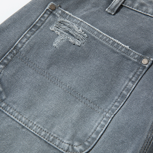 Shorts cargo décontractés pour hommes, couleur olive, coupe décontractée, taille élastique, respirant, léger, été, multi-poches, élégant, mode outdoor - Product Image 6