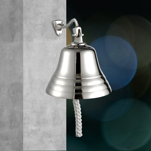 Cloche murale en métal plaqué argent, style antique, pour la maison, le bureau, le restaurant, la réception d'hôtel, les événements de mariage et la décoration intérieure - Product Image 2