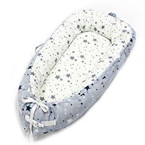 Saco de Dormir para Bebé Ecológico de Algodón Muselina para Todas las Estaciones con Cierre Bidireccional y Botones a Presión, Suave, Transpirable, Ligero y Seguro para Recién Nacidos - Product Image 1