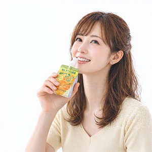 Mandarin Orange Peel <b>Powder</b> Ultrafine Green Tea Infused Jelly Pudding Freshly Squeezed Mandarin Orange Juice Flavor Shizuoka - Product Image 1
