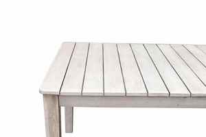 Rustic Wood <b>Outdoor</b> Garden <b>Table</b> with Tapered Legs Durable Design for Patio Use - Product Image 5