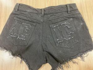 Shorts de Mezclilla para Mujer, Diseño Moderno, Secado Rápido, Cintura Media, Transpirables, Estilo Desgastado - Product Image 4