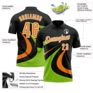 เสื้อโปโลกีฬาขายส่ง พิมพ์ลายตามสั่ง น้ำหนักเบา ผลิตจากโพลีเอสเตอร์ โรงงาน OEM ผู้ผลิตโดยตรง - Product Image 3