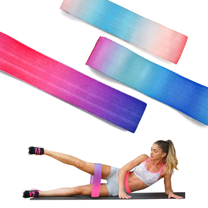 Bandes de Résistance en Tissu Antidérapantes pour les Fessiers, Idéales pour l'Entraînement des Jambes, Squats, Écartements et Exercices de Fitness du Bas du Corps en Salle de Sport - Product Image 2