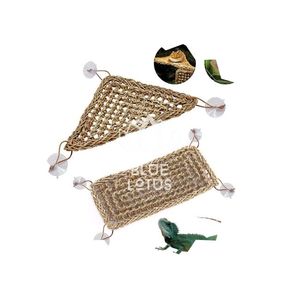 Hamac en herbe marine très demandé pour reptiles 2026 – Idéal pour dragons barbus, geckos : grimper, bronzer et se détendre - Product Image 6