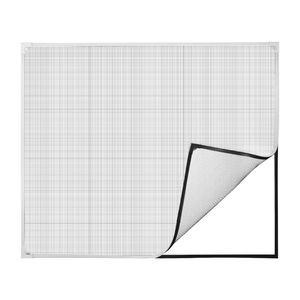 มุ้งลวดแม่เหล็ก ขนาด 58.27 x 39.17 นิ้ว  วัสดุ PVC ใยแก้ว  โครงสีขาว แถบแม่เหล็กสีดำ  แบบไม่มี D Wind - Product Image 5